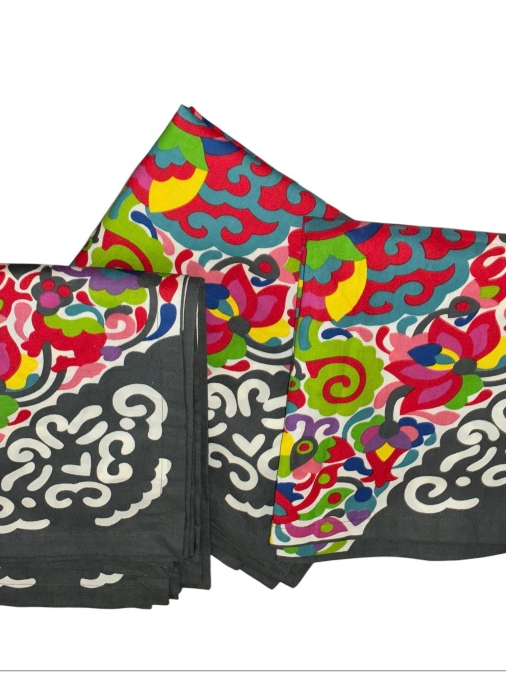 Like New Crate & Barrel Carnival Napkins set of 12